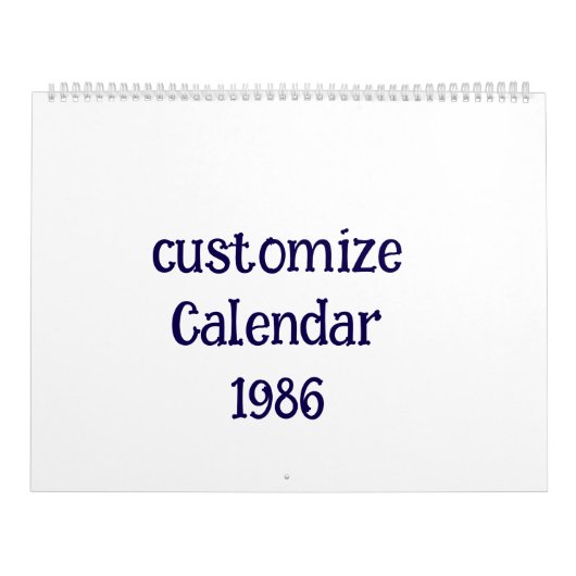aanpassen Groot Kalender (Hoes)