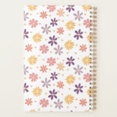 Aanpassen Handige Schattigee Bloemen Weekly Maande Planner (Achterkant)