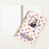 Aanpassen Handige Schattigee Bloemen Weekly Maande Planner (Display)