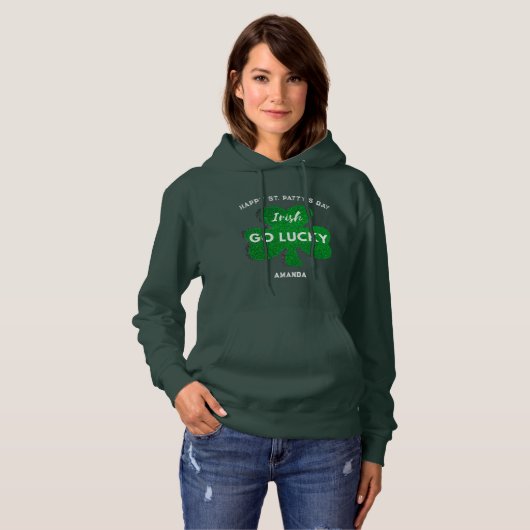 Aanpassen Happy St. Patty's Day Sweatshirt (Voorkant volledig)