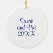 Aanpassen Home Sweet Home Ornament (Achterkant)