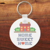 Aanpassen Home Sweet Home Sleutelhanger (Voorkant)