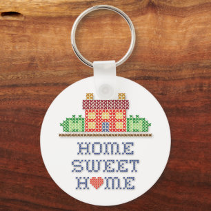 Aanpassen Home Sweet Home Sleutelhanger