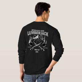 Aanpassen Houthakker Gekruiste Bijlen Manier van L T-shirt