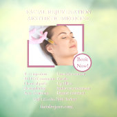 Aanpassen Huidbehandeling Botox gezicht Gedetaille Raamsticker (Vel 3)