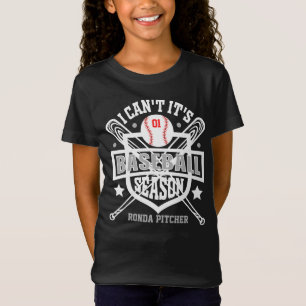 Aanpassen Ik Kan Het Niet Het Is Honkbalseizoen Nu T-shirt