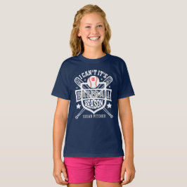 Aanpassen Ik Kan Het Niet Het Is Honkbalseizoen Nu T-shirt