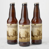Aanpassen Iron Worker Hoofdpijn Ball Home Brewed Bier Etiket (Flessen)