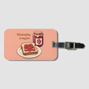 '[Aanpassen]' is mijn favoriete jam - leuk jam- en Bagagelabel