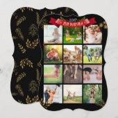 Aanpassen Jaar in Review Foto Vakantie Kaart (Voorkant / Achterkant)