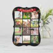 Aanpassen Jaar in Review Foto Vakantie Kaart (Staand voorkant)