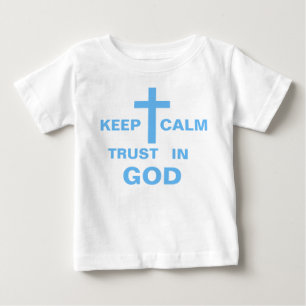 Aanpassen Keep Calm Christelijke Shirten voor Baby