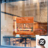Aanpassen Kerk Gebed Nacht Het Laatste Avondmaal Raamsticker (Cafe Raam)