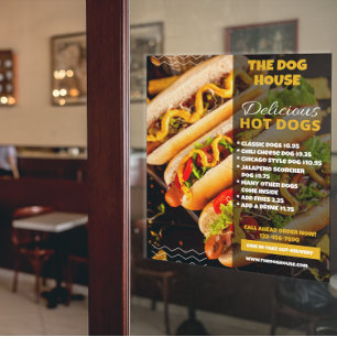 Aanpassen Lekkere Hotdogs Restaurant Medium Poster