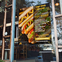 Aanpassen Lekkere Hotdogs Restaurant Voorkant Groo