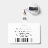Aanpassen Logo Registered Nurse Badge (Achterkant met uittrekbare clip)
