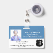 Aanpassen Logo Registered Nurse Badge (Voorzijde met uittrekbare clip)
