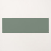 Aanpassen Logo Sage Green Lotus Botanical Pattern Yogamat (Achterkant (horizontaal))