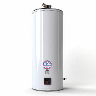 Aanpassen Loodgieterscontractant Business Window Ronde Sticker