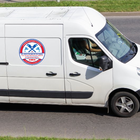 Aanpassen Loodgieterscontractant Business Window Sticker