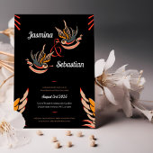 Aanpassen Love Swallows Tattoo Rockabilly Wedding Kaart