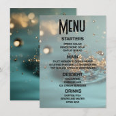 Aanpassen - Maak je eigen groene en gouden bubbels Menu (Voorkant / Achterkant)