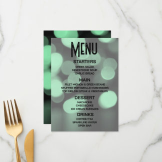 Aanpassen - Maak je eigen grote groene Bokeh Menu