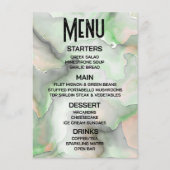 Aanpassen - Maak je eigen lichtgroene marmer Menu (Voorkant)