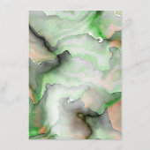 Aanpassen - Maak je eigen lichtgroene marmer Menu (Achterkant)