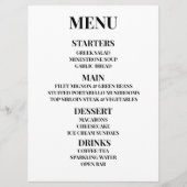 Aanpassen - Maak uw eigen aangepaste menu (Voorkant)