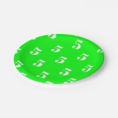 Aanpassen met aantal initialen per jaar monogram n papieren bordje (Gekanteld)