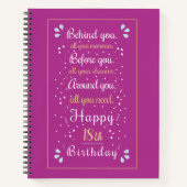 Aanpassen met bewerkbare leeftijd: verjaardag, spi notitieboek (Voorkant)