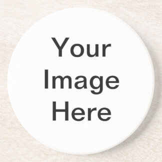 Aanpassen met de logo of naam van uw bedrijf zandsteen onderzetter