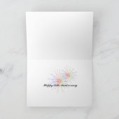 Aanpassen met elk jaar~Een Jubileum vieren Kaart (Binnen)