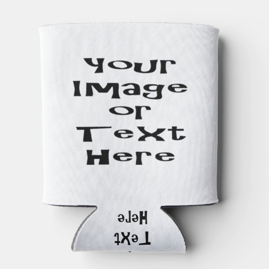 Aanpassen met gepersonaliseerde afbeeldingen en te blikjeskoeler (Achterkant)