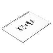 Aanpassen met gepersonaliseerde afbeeldingen en te notitieboek (Linkerzijde)