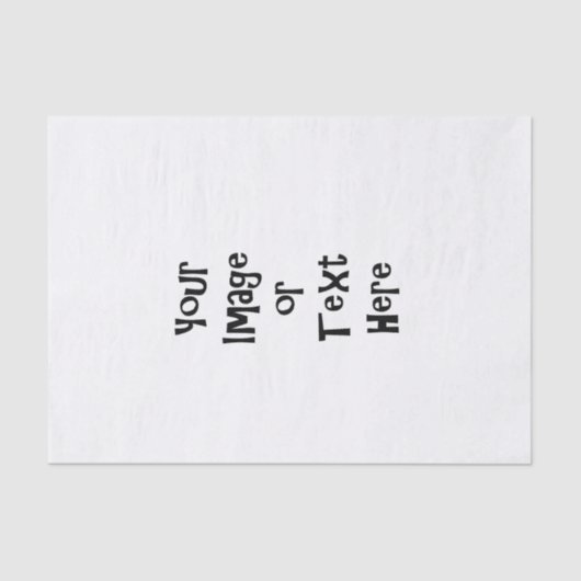 Aanpassen met gepersonaliseerde afbeeldingen en te tissuepapier (Voorkant)