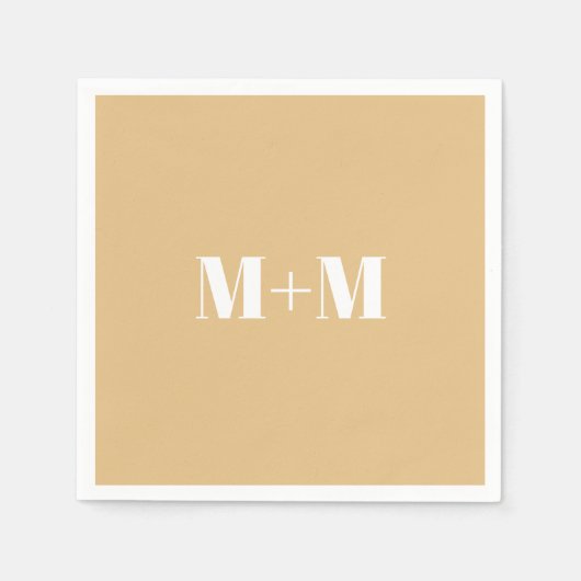 Aanpassen met Initiaal whitepicel voor Letter-numm Servet (Voorkant)