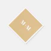 Aanpassen met Initiaal whitepicel voor Letter-numm Servet (Hoek)