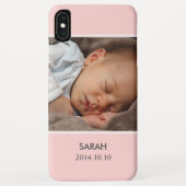 Aanpassen met je meisjesfoto - Roze stijlvol Case-Mate iPhone Case (Achterkant)