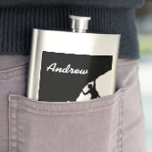 Aanpassen met jouw naam rock klimmer kolf flacon (Voorbeeld)