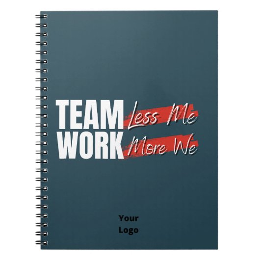 Aanpassen met Logo Kantoor Business Notitieboek (Voorkant)