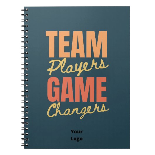 Aanpassen met Logo Kantoor Business Notitieboek (Voorkant)