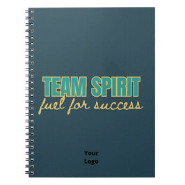 Aanpassen met Logo Team Spirit Kantoor Business Notitieboek