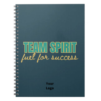 Aanpassen met Logo Team Spirit Kantoor Business Notitieboek