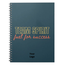 Aanpassen met Logo Team Spirit Kantoor Company Notitieboek