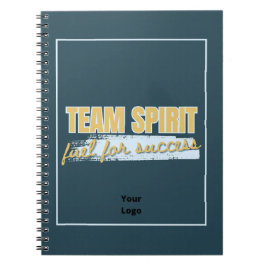 Aanpassen met Logo Team Spirit Kantoor Company Notitieboek