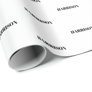 Aanpassen met naam, tekst, Birthday-cadeau Cadeaupapier