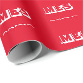 Aanpassen met naam, tekst, Birthday Gift Cadeaupapier (Rol Hoek)