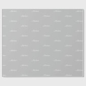 Aanpassen met naam, tekst, Birthday Gift Cadeaupapier (Vlak)